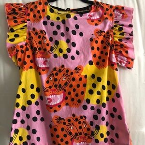 NOOWORKS MICOTTI CAT RUFFLE TOP